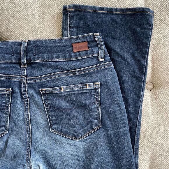 Paige Denim Hidden Hills Stream Bootleg Crop 28 - Picture 3 of 12